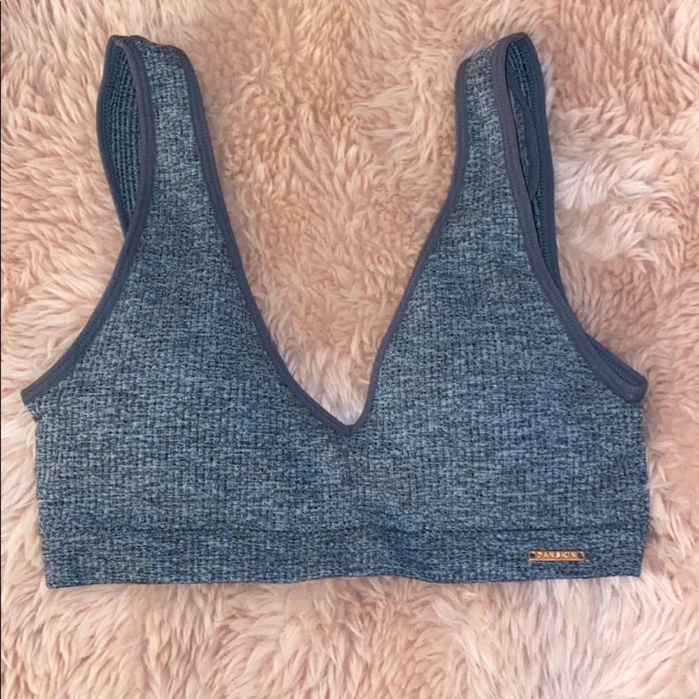 Danskin light/dark gray spots bra in a size small